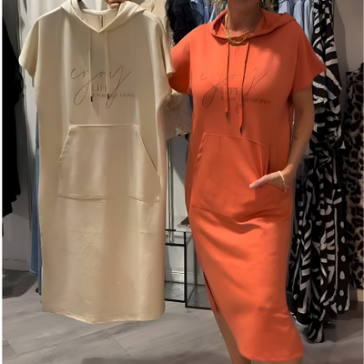 Lina™ | Elegante en luchtige hoodie-jurk