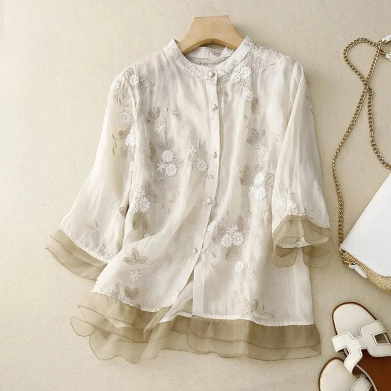 Beige / Donkergroen / 2XL
