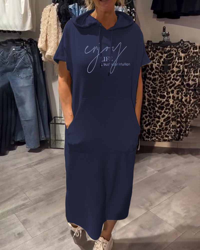 Lina™ | Elegante en luchtige hoodie-jurk