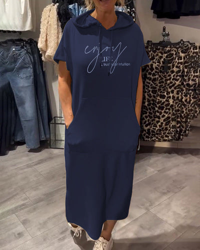 Lina™ | Elegante en luchtige hoodie-jurk