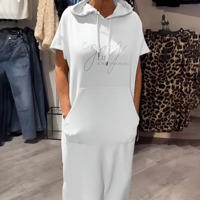 Lina™ | Elegante en luchtige hoodie-jurk