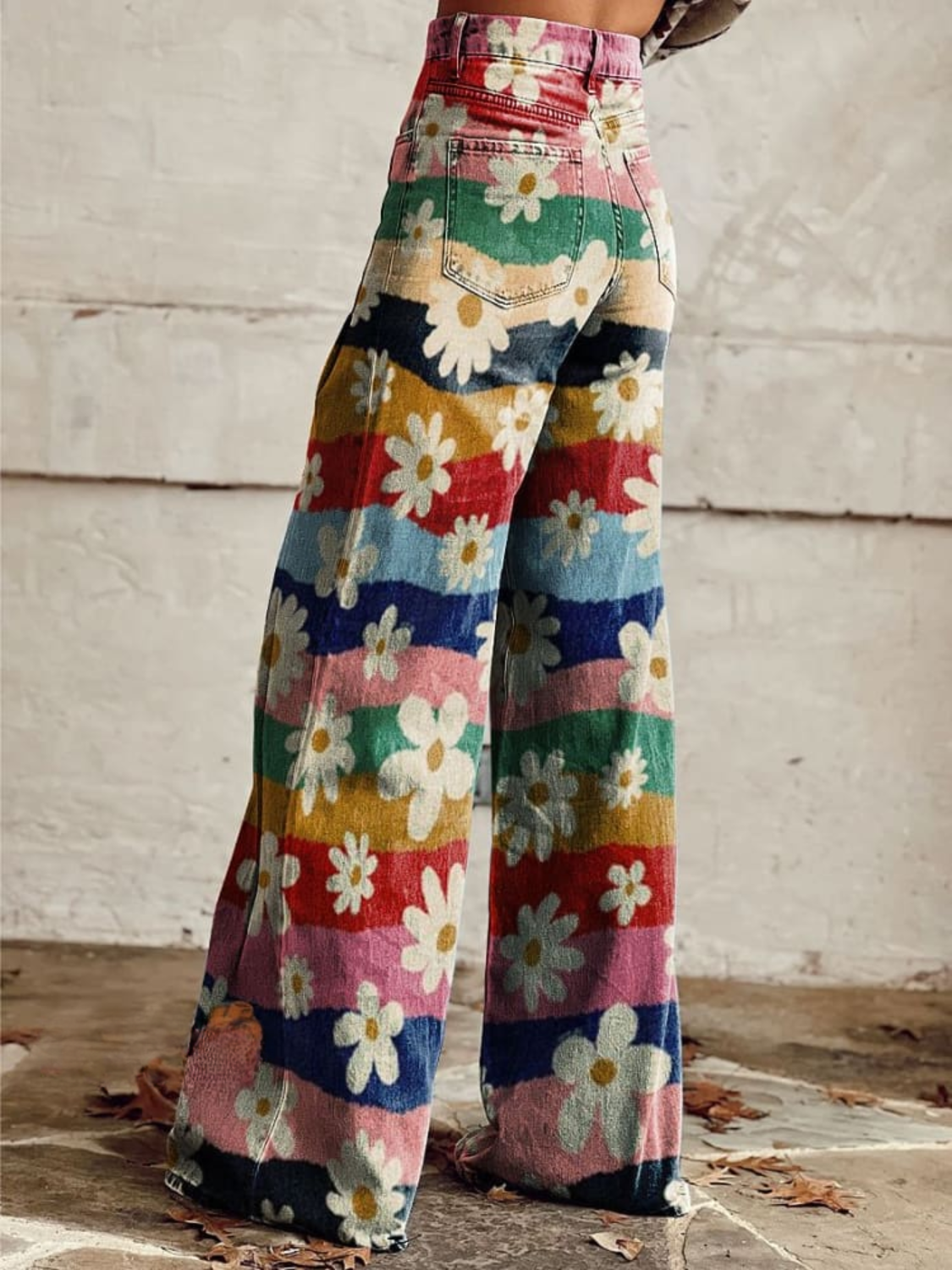 VINICIA - RETRO BLOEMIGE BROEK