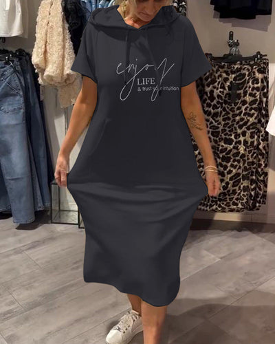 Lina™ | Elegante en luchtige hoodie-jurk