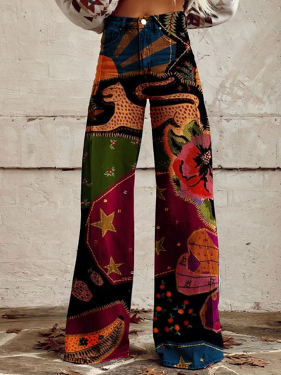 ERINA - VINTAGE BOHO BROEK