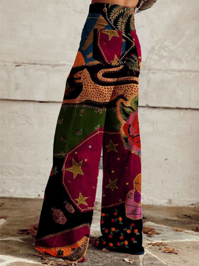 ERINA - VINTAGE BOHO BROEK