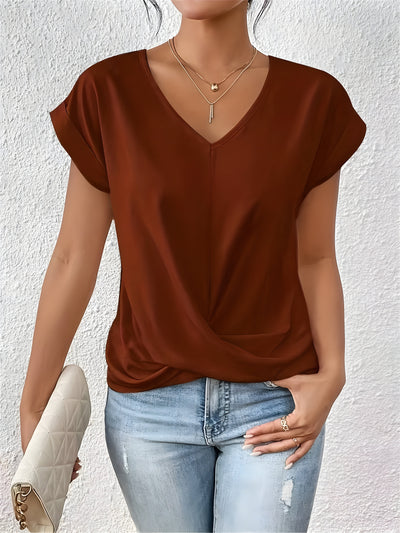 Faina™ | ELEGANTE BLOUSE MET VERFIJNDE V-HALS