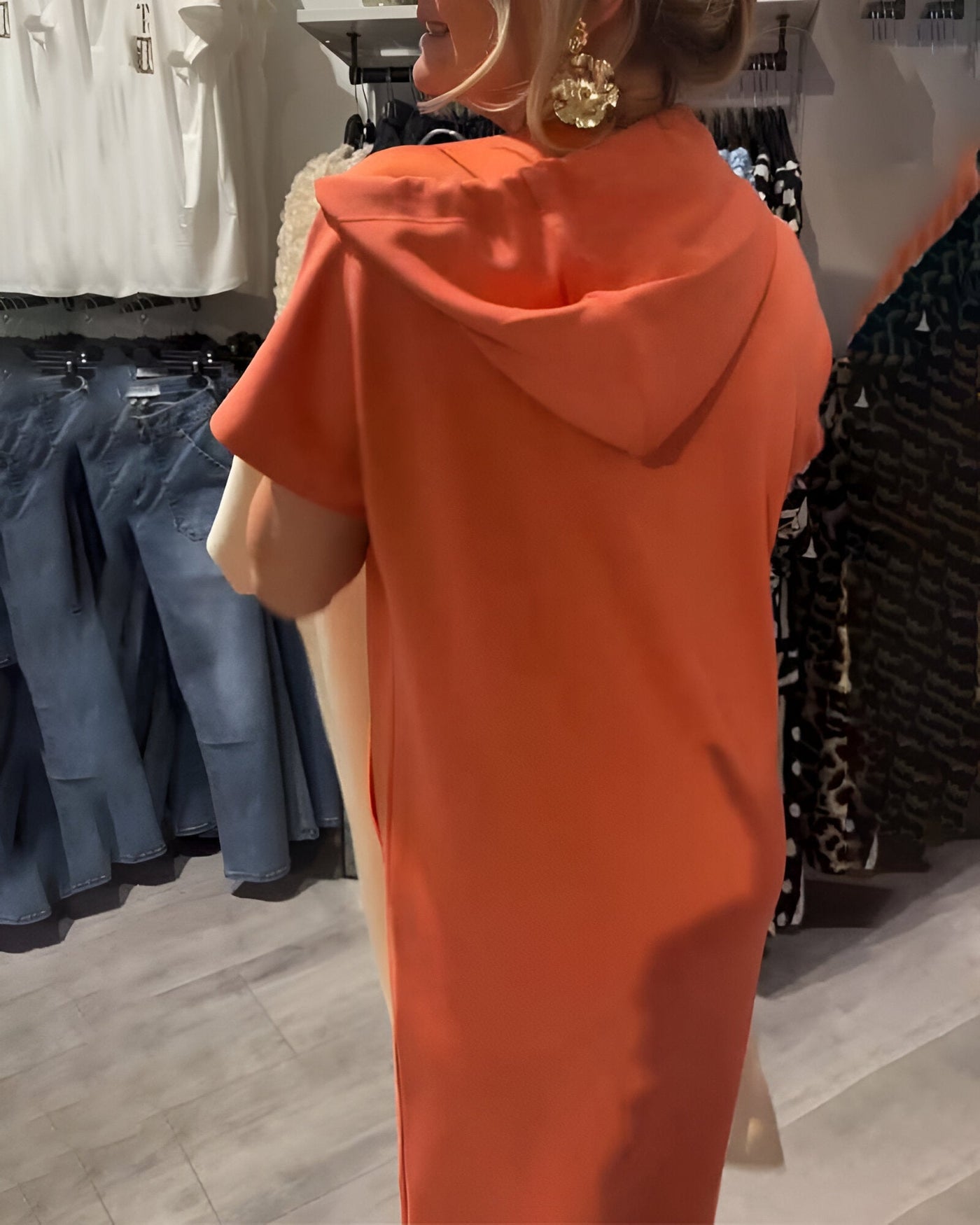 Lina™ | Elegante en luchtige hoodie-jurk
