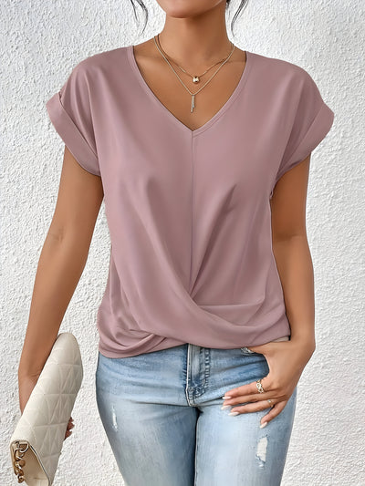Faina™ | ELEGANTE BLOUSE MET VERFIJNDE V-HALS