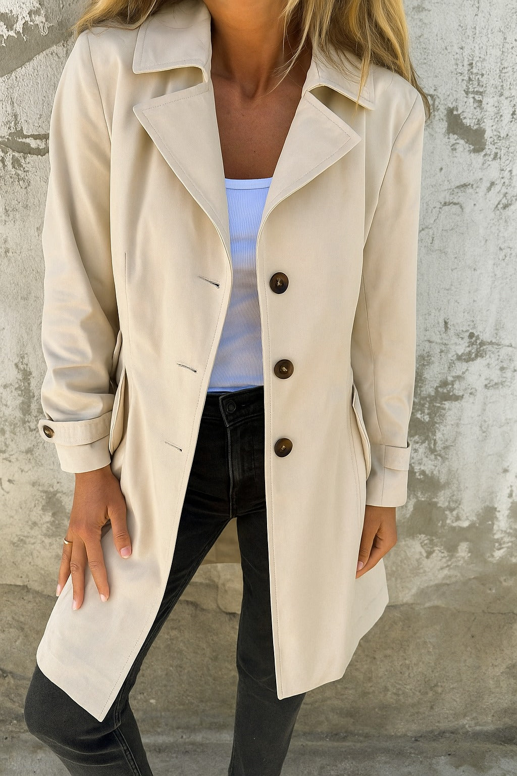 Daniela™ | Elegante en lichte voorjaars-trenchcoat