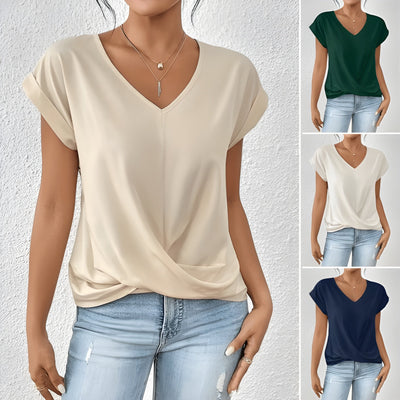 Faina™ | ELEGANTE BLOUSE MET VERFIJNDE V-HALS