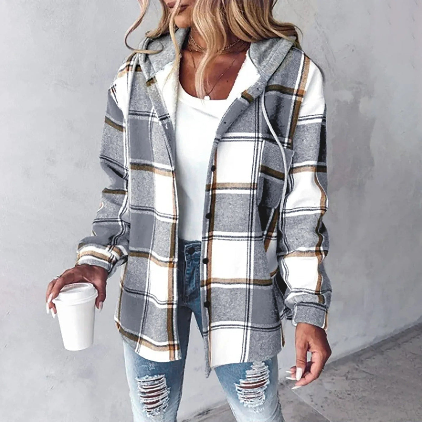 Lotte™ | Aurora Flanellen Jas