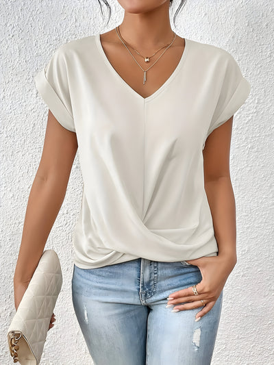 Faina™ | ELEGANTE BLOUSE MET VERFIJNDE V-HALS