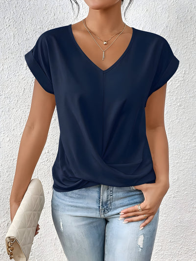 Faina™ | ELEGANTE BLOUSE MET VERFIJNDE V-HALS