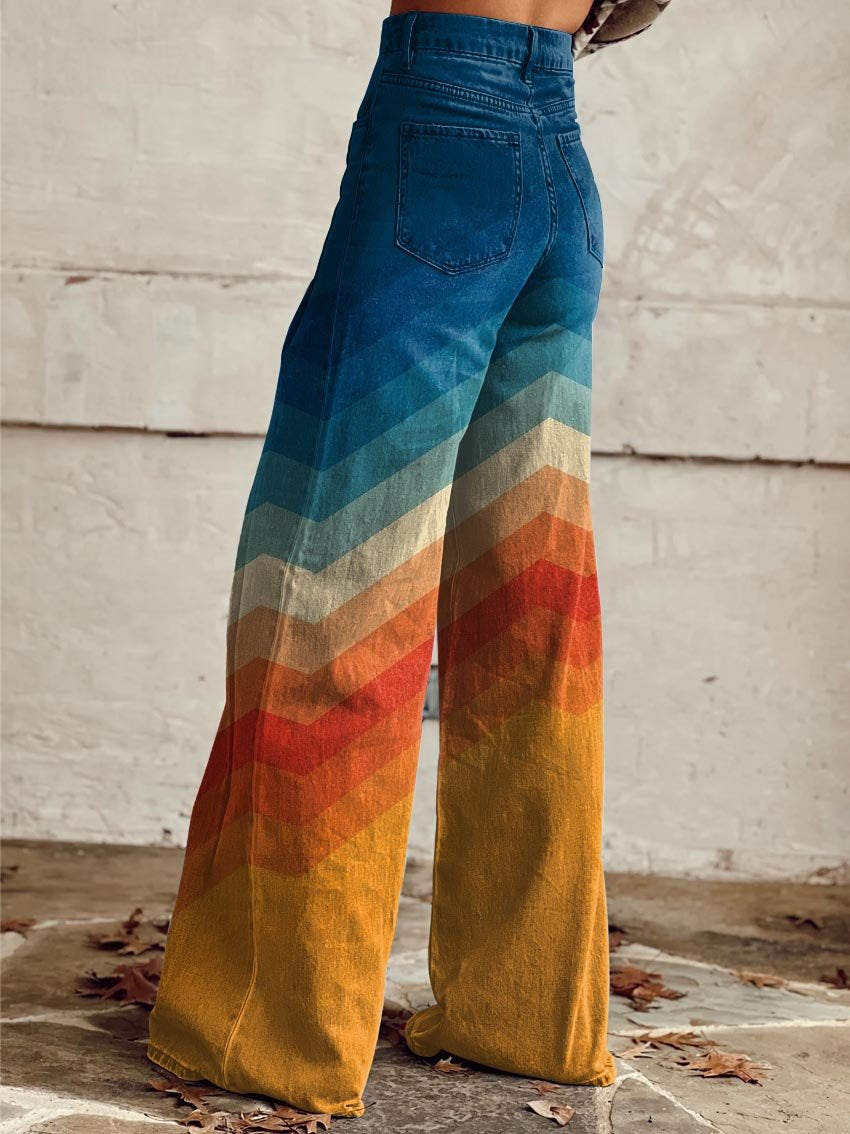 DESIA - RETRO CHEVRON BROEK