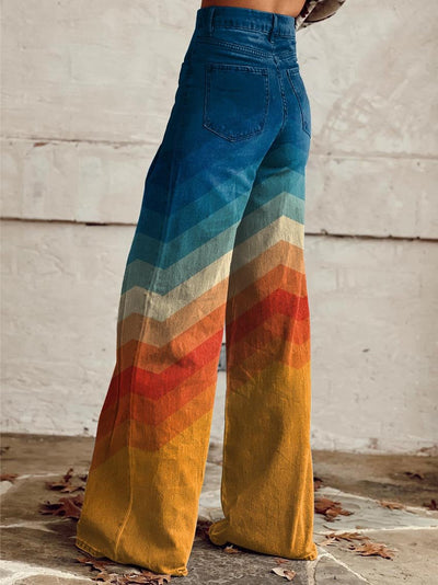 DESIA - RETRO CHEVRON BROEK