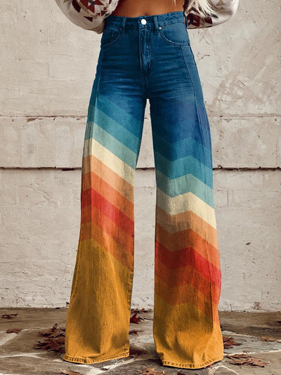 DESIA - RETRO CHEVRON BROEK